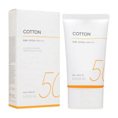 MISSHA All Around Safe Block Fényvédő Krém - Cotton Sun 50ml (SPF50+ PA++++) (2022)