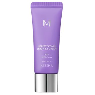   MISSHA Perfect Cover Serum BB Krém mini #21 Light Beige 20ml (SPF50+ PA++++)