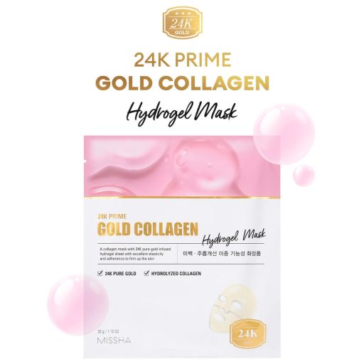 MISSHA 24K Prime Gold Collagen Hydrogel Arcmaszk 32g