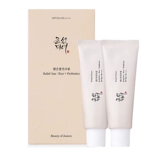 BEAUTY OF JOSEON Relief Sun (Rice + Probiotic) 50mlx2 (SPF50+ PA++++)