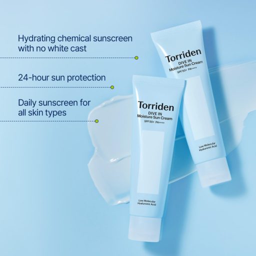 TORRIDEN Dive-In Moisture Fényvédő 60ml (SPF50+ PA++++)