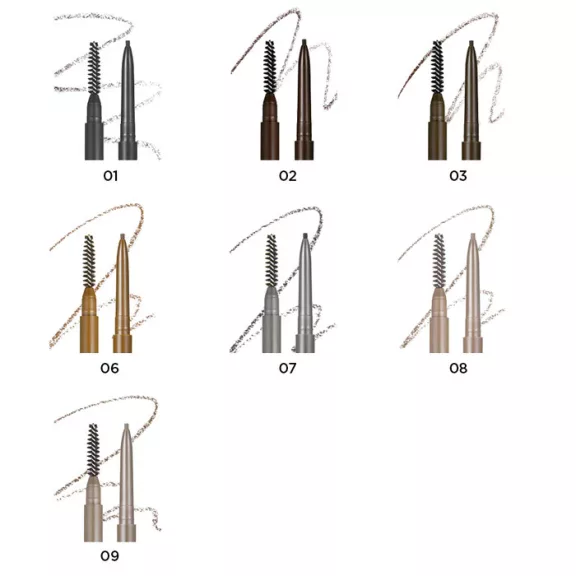Peripera Speedy Skinny Brow Szemöldökceruza #06 Cool Gray Peripera Speedy Skinny Brow Szemöldökceruza #06 Cool Gray