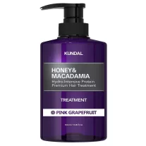   Kundal Honey & Macadamia Protein Hajbalzsam - Pink Grapefruit illat 500ml