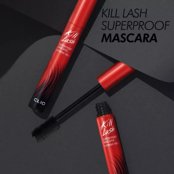 Clio Kill Lash Superproof Mascara Szempillaspirál #04 Extreme Volume (fekete)