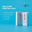 TOCOBO Cotton Soft Vegan Fényvédő Stick 19g (SPF50+ PA++++)