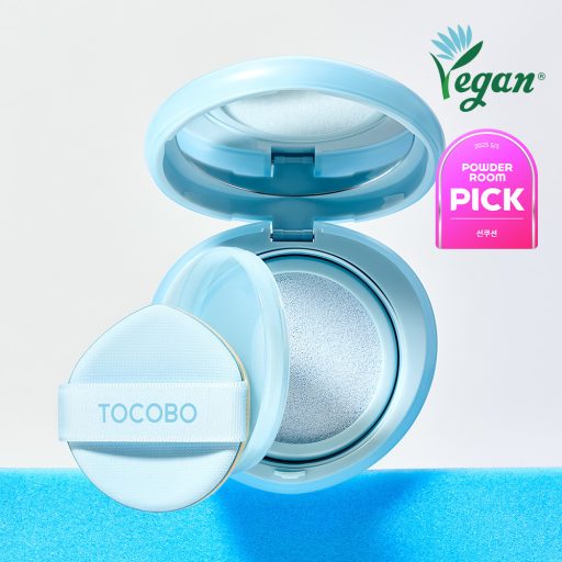 TOCOBO Blur Finish Fényvédő Cushion 01 Cotton Blue 13g (SPF50+ PA++++)