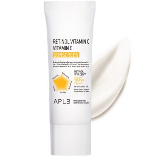   APLB Retinol Vitamin C Vitamin E Fényvédő Krém 40ml (SPF50+ PA++++)