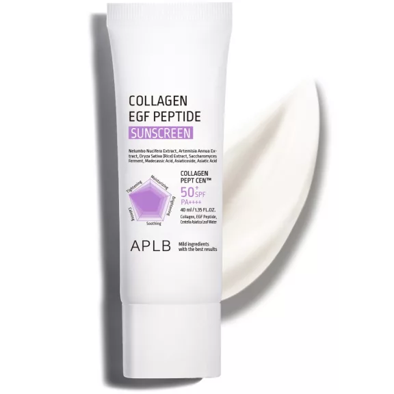 APLB Collagen EGF Peptide Fényvédő Krém 40ml (SPF50+ PA++++) APLB Collagen EGF Peptide Fényvédő Krém 40ml (SPF50+ PA++++)