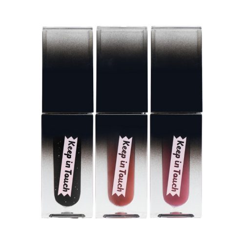 KEEP IN TOUCH The Black Lip Plumper Ajak Tint Dark Chocolate Kollekció Csomag (#Sweet Romance, #Melo Drama, #Royal Midnight)