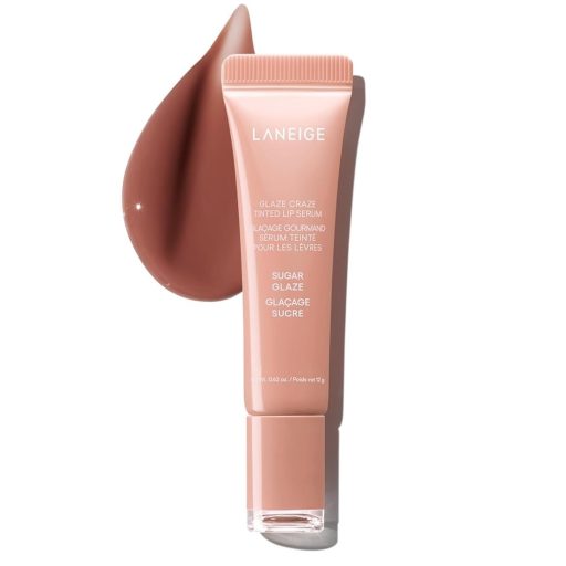 LANEIGE Glaze Craze Tinted Ajak Szérum - Sugar Glaze (Nude Beige) 12g