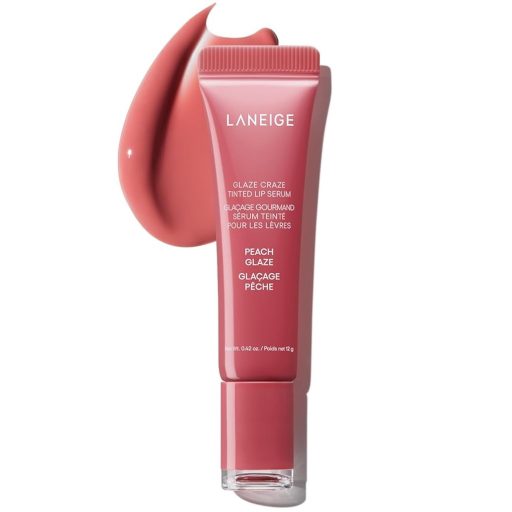 LANEIGE Glaze Craze Tinted Ajak Szérum - Peach Glaze (peachy coral) 12g