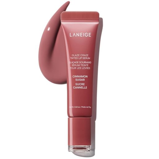 LANEIGE Glaze Craze Tinted Ajak Szérum - Cinnamon Sugar (mauve pink) 12g