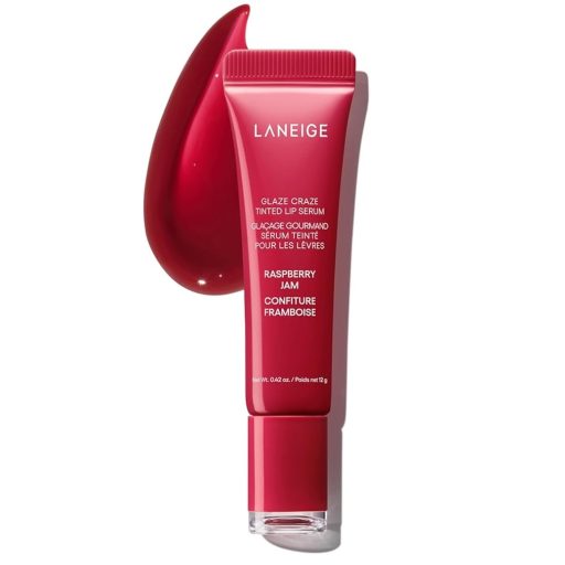 LANEIGE Glaze Craze Tinted Ajak Szérum - Raspberry Jam (sheer red) 12g