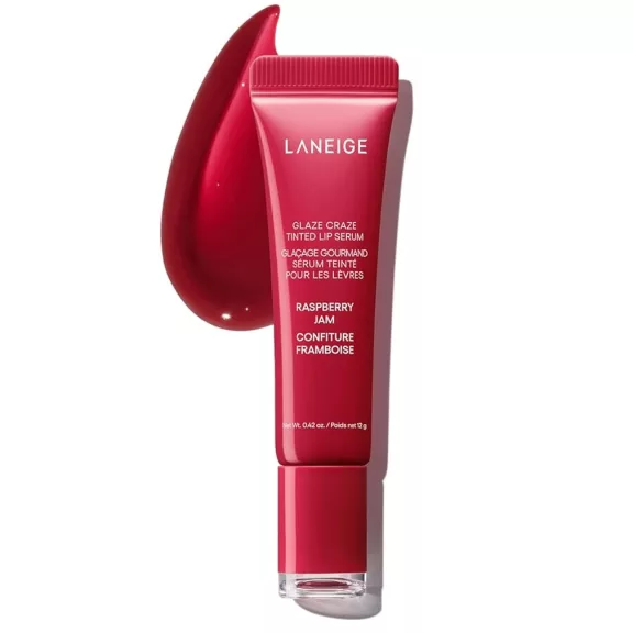 Laneige Glaze Craze Tinted Ajak Szérum - Raspberry Jam (sheer red) 12g