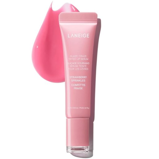 LANEIGE Glaze Craze Tinted Ajak Szérum - Strawberry Sprinkles (cool pink) 12g