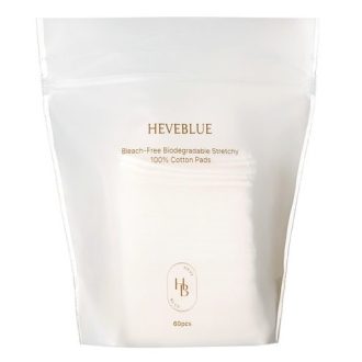   HEVEBLUE fehérítőmentes, biológiailag lebomló, rugalmas, 100% Pamut Vattalapok 60db