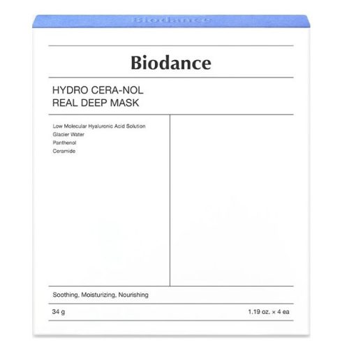 BIODANCE Hydro Cera-nol Real Deep Hidrogél Arcmaszk 4x34g