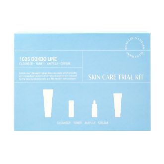   ROUND LAB 1025 Dokdo Trial Kit Csomag (arctisztító hab 30ml + arctonik 20ml + szérum 10ml + arckrém 20ml)