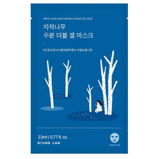 ROUND LAB Birch Juice Moisturizing Double Gél Arcmaszk 23ml