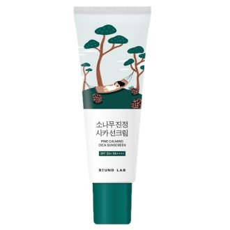   ROUND LAB Pine Calming Fényvédő Krém 40ml (SPF50+ PA++++)