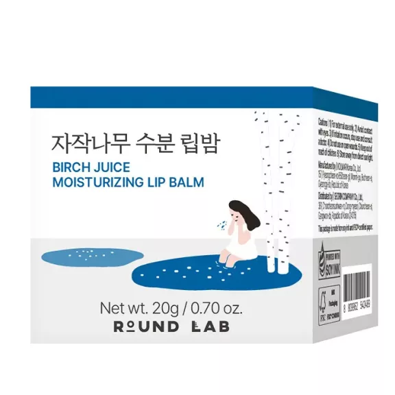 Round Lab Birch Juice Moisturizing Ajakbalzsam 20g Round Lab Birch Juice Moisturizing Ajakbalzsam 20g