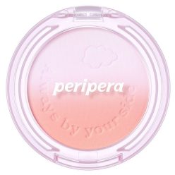   PERIPERA Pure Blushed Custom Cheek Arcpirosító #02 Fluffy Peach (Night Peri Friends Collection)