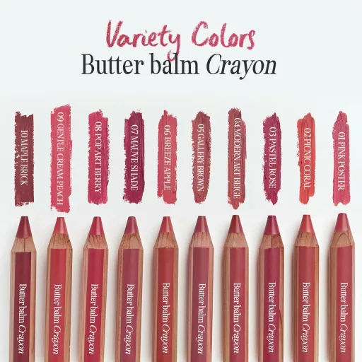 CLIO Butter Balm Crayon Rúzs és Arcpirosító #02 Picnic Coral 3.9g + ajándék hegyező