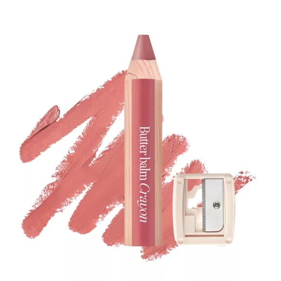 Clio Butter Balm Crayon Rúzs és Arcpirosító #04 Modern Art Beige 3.9g + ajándék hegyező Clio Butter Balm Crayon Rúzs és Arcpirosító #04 Modern Art Beige 3.9g + ajándék hegyező