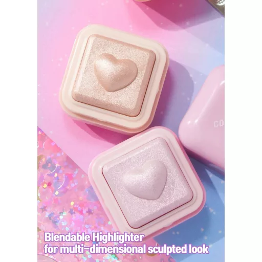 COLORGRAM Milk Bling Heartlighter #02 Pink Heart