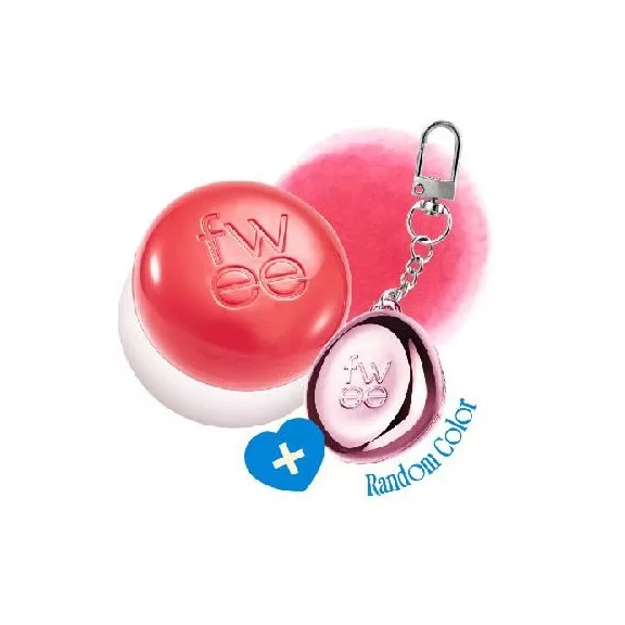 Fwee Lip&Cheek Blurry Pudding Pot Rúzs és Arcpirosító CR03 BFF 5g (korall színkollekció) + kulcstartó Fwee Lip&Cheek Blurry Pudding Pot Rúzs és Arcpirosító CR03 BFF 5g (korall színkollekció) + kulcstartó