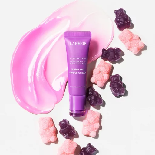 LANEIGE Lip Glowy Balm Ajakbalzsam - Gummy Bear (Lavender Tint) 10g