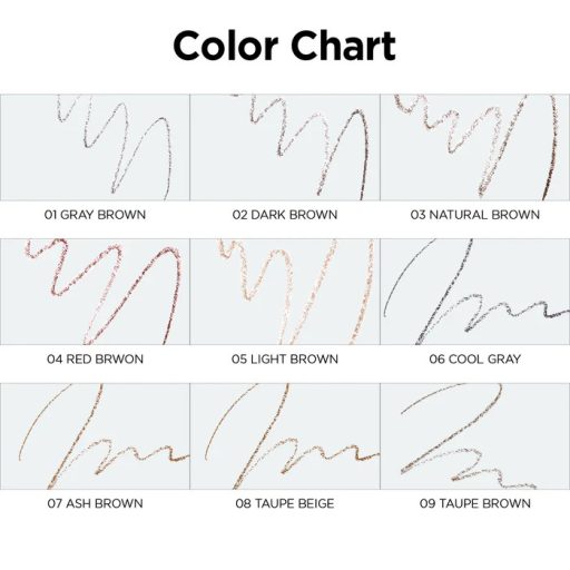 PERIPERA Speedy Skinny Brow Szemöldökceruza #01 Gray Brown