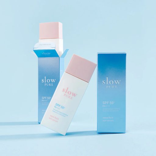 SLOWPURE Aqua Fluid Fényvédő Szérum 50ml (SPF50+ PA++++)