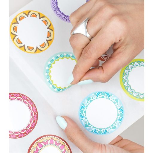 WGW Öntapadó Címkék Flakonokra ∅ 5.5 cm (12db)