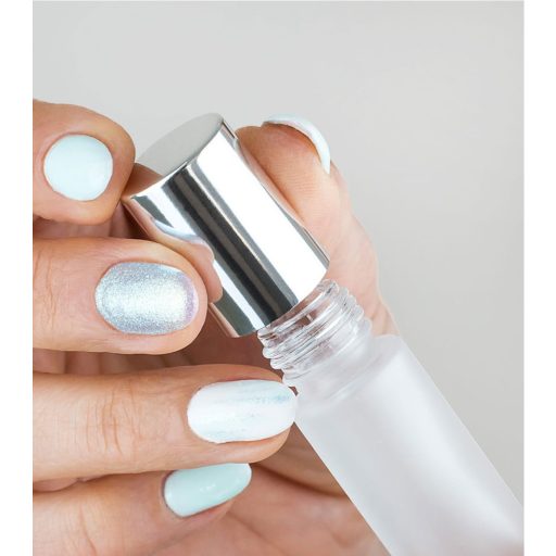 WGW Kicsi Üvegpalack (matt fehér) 10ml + ezüst kupak