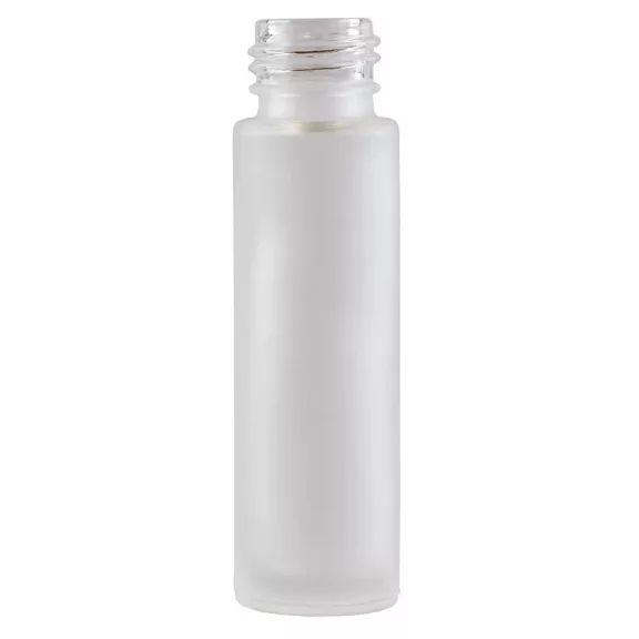 WGW Kicsi Üvegpalack (matt fehér) 10ml + ezüst kupak WGW Kicsi Üvegpalack (matt fehér) 10ml + ezüst kupak