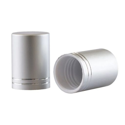 WGW Kicsi Üvegpalack (matt fehér) 10ml + matt ezüst kupak