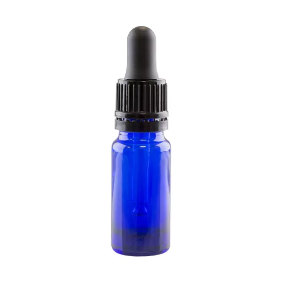 WGW DIN18 Üvegpalack 10ml (kék) + üvegpipetta WGW DIN18 Üvegpalack 10ml (kék) + üvegpipetta