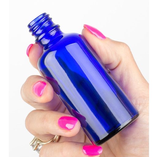 WGW DIN18 Üvegpalack 50ml (kék) + üvegpipetta