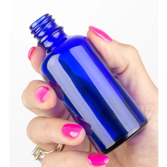 WGW DIN18 Üvegpalack 50ml (kék) + üvegpipetta WGW DIN18 Üvegpalack 50ml (kék) + üvegpipetta